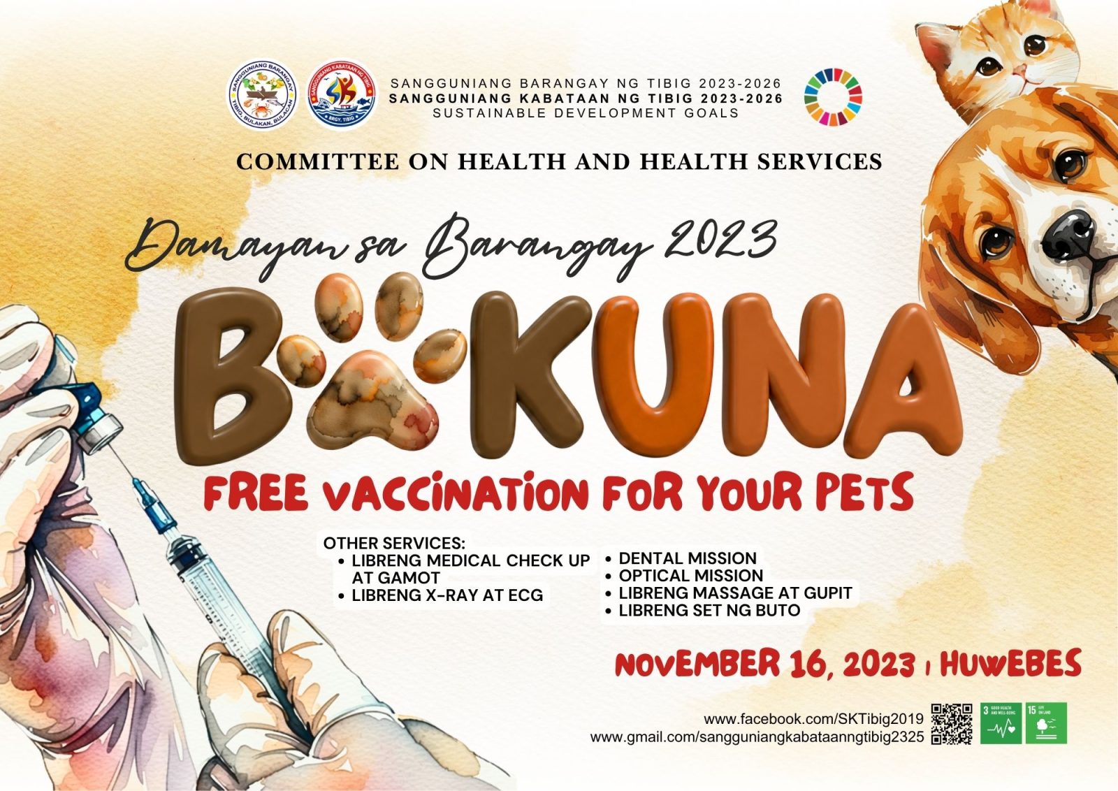 BAKUNA: FREE VACCINATION FOR YOUR PETS 🐶🐱🐾